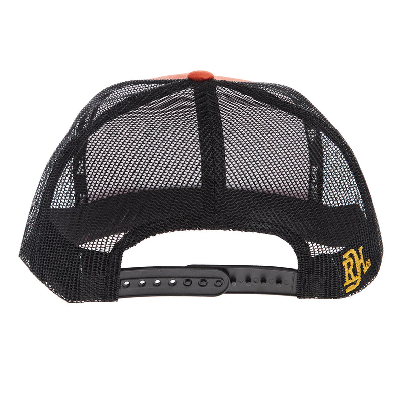 Red Dirt Hat Company Burnt Orange Black Guitar Cap