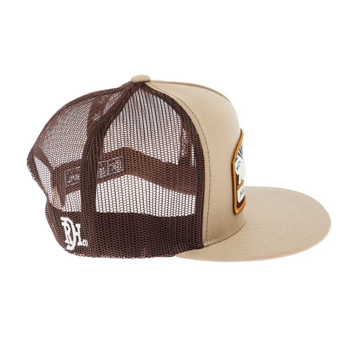 Red Dirt Hat Company Khaki Brown Blue Skies Cap