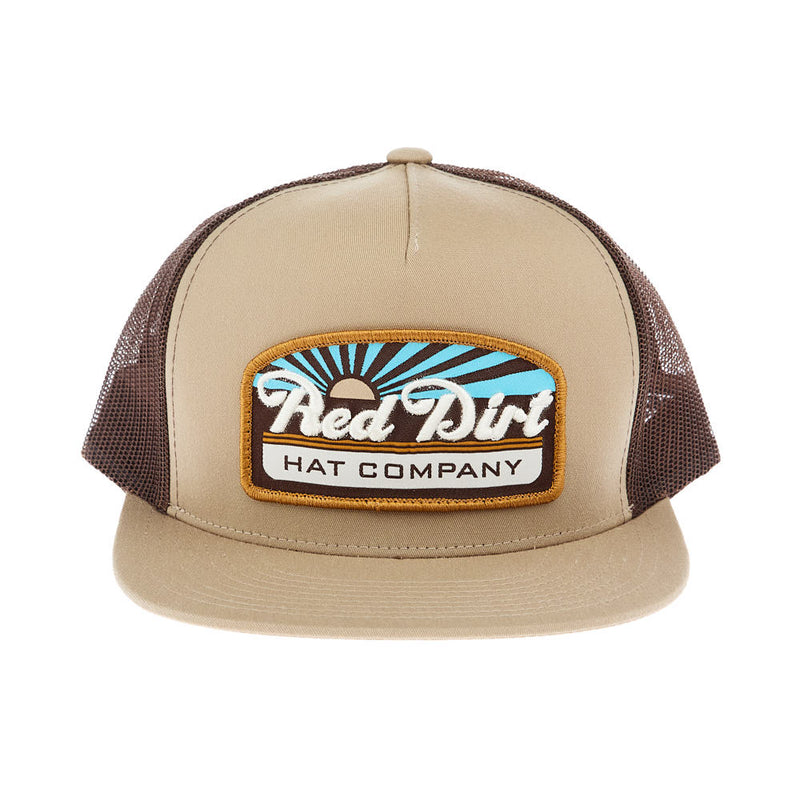 Red Dirt Hat Company Khaki Brown Blue Skies Cap