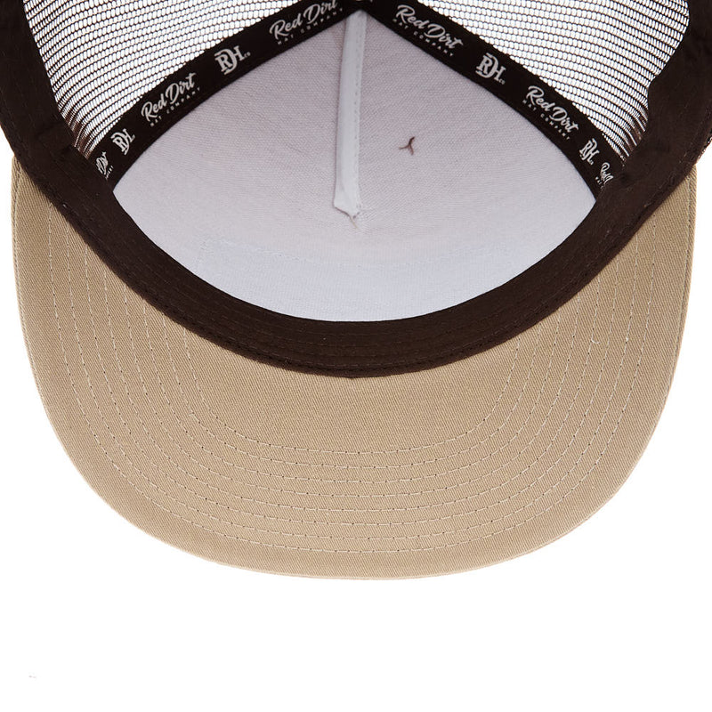 Red Dirt Hat Company Khaki Brown Blue Skies Cap