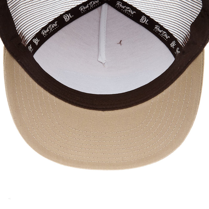 Red Dirt Hat Company Khaki Brown Blue Skies Cap