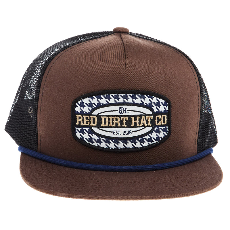 Red Dirt Hat Company Brown Black Hound Cap
