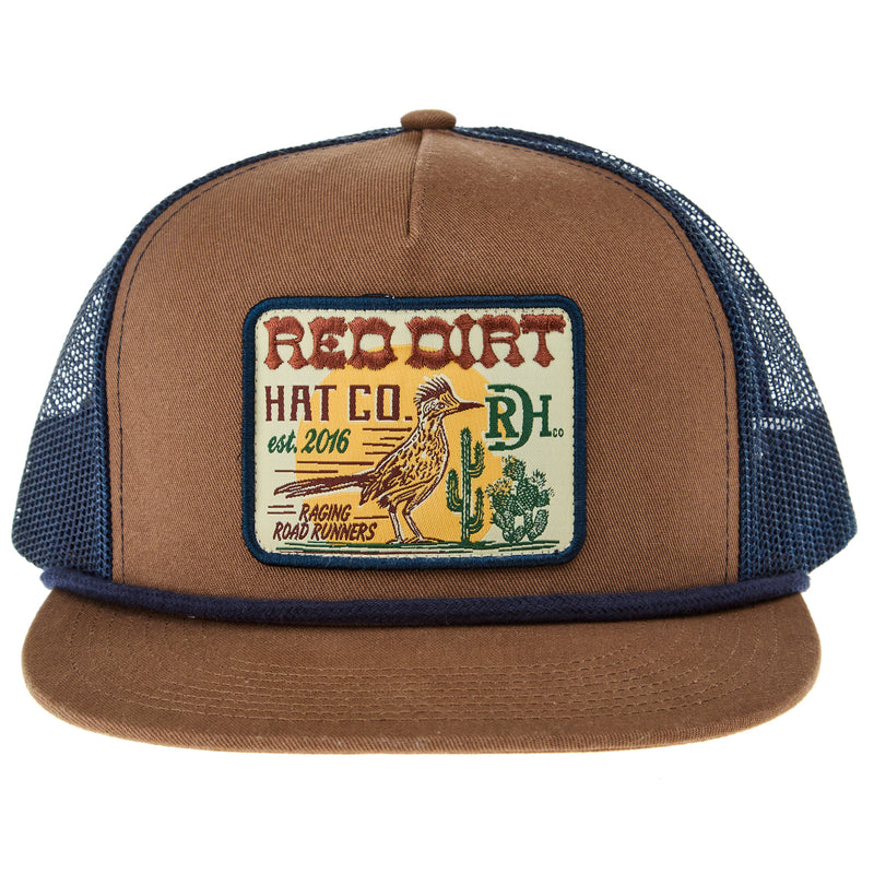Red Dirt Hat Company Co Chocolate and Navy Speedy Cap