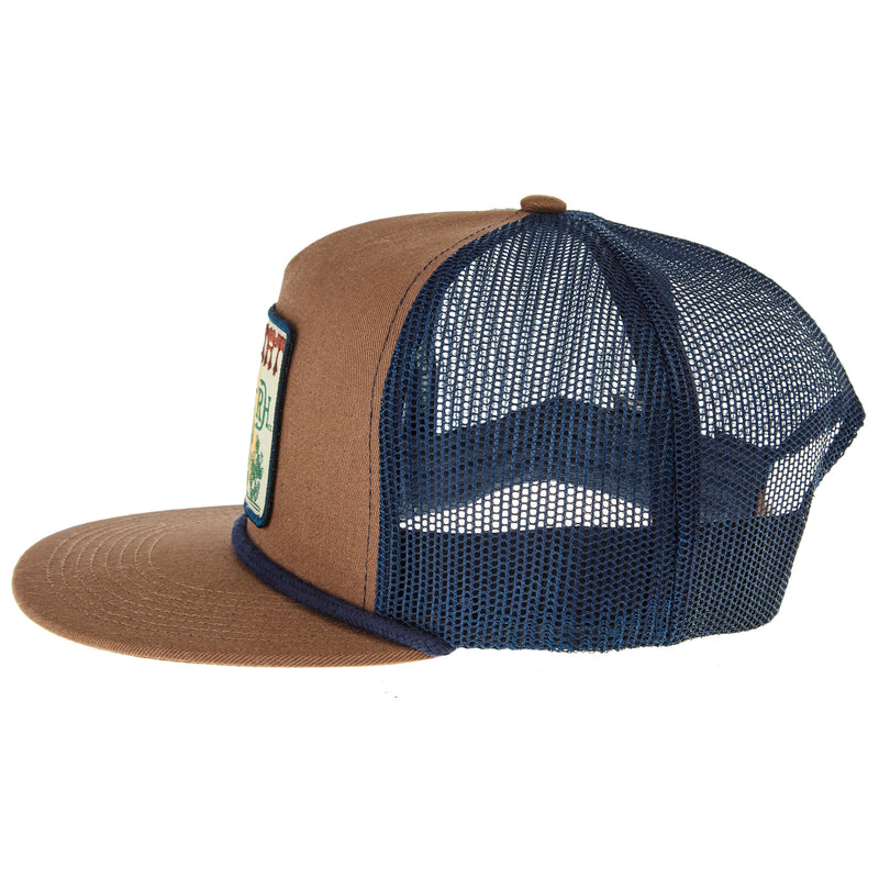 Red Dirt Hat Company Co Chocolate and Navy Speedy Cap