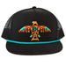 Red Dirt Hat Company Co Black and Turquoise Johnny Cap