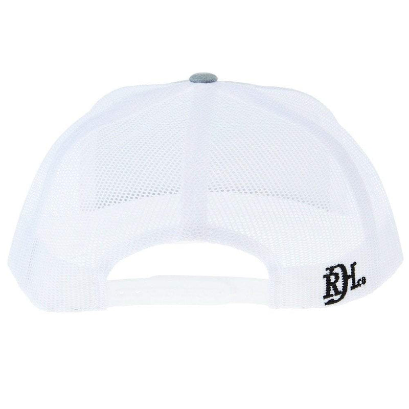 Red Dirt Hat Company Co Grey and White Early Bird Cap