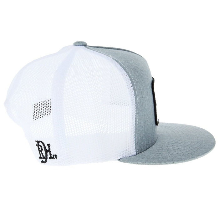 Red Dirt Hat Company Co Grey and White Early Bird Cap