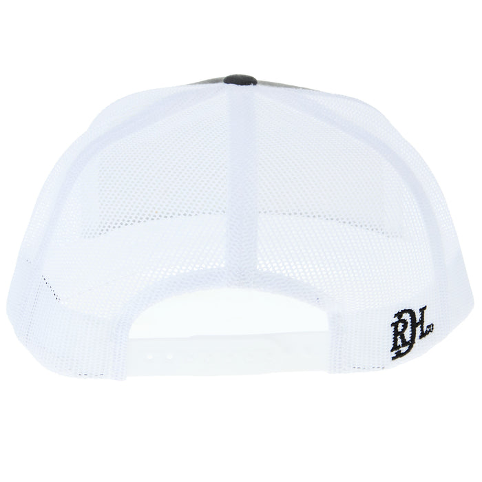 Red Dirt Hat Company Co Bunk House Charcoal and White Cap