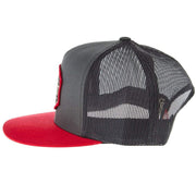 Red Dirt Hat Company Co Charcoal and Black Tombstone Cap