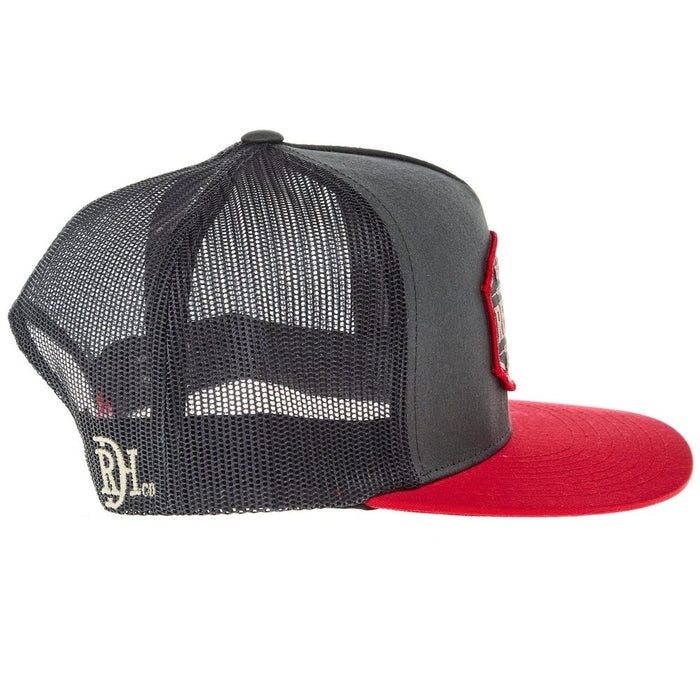Red Dirt Hat Company Co Charcoal and Black Tombstone Cap