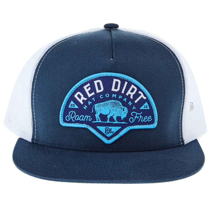 Red Dirt Hat Company Co Navy and White Classic Cap