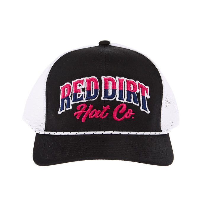 Red Dirt Hat Company Mens Black Direct Stitch Cap