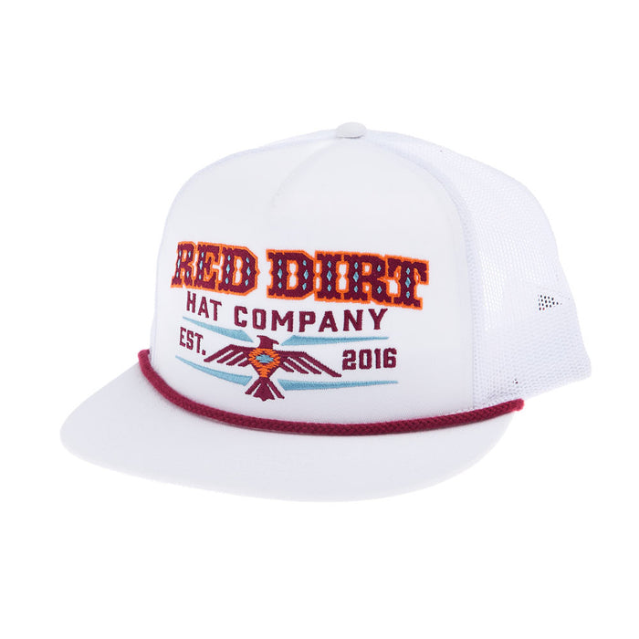 Red Dirt Hat Company 'Great White Buffalo' Adjustable Snapback Hat - Poly-Cotton Blend