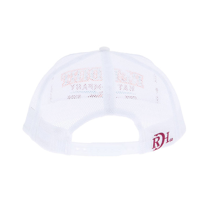 Red Dirt Hat Company Aztec Thunderbird White Cap