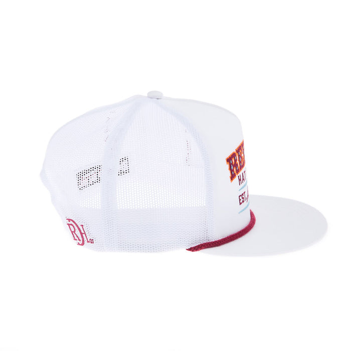 Red Dirt Hat Company Aztec Thunderbird White Cap