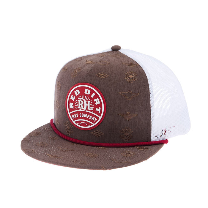 Red Dirt Hat Company The Ruins Brown/White Cap