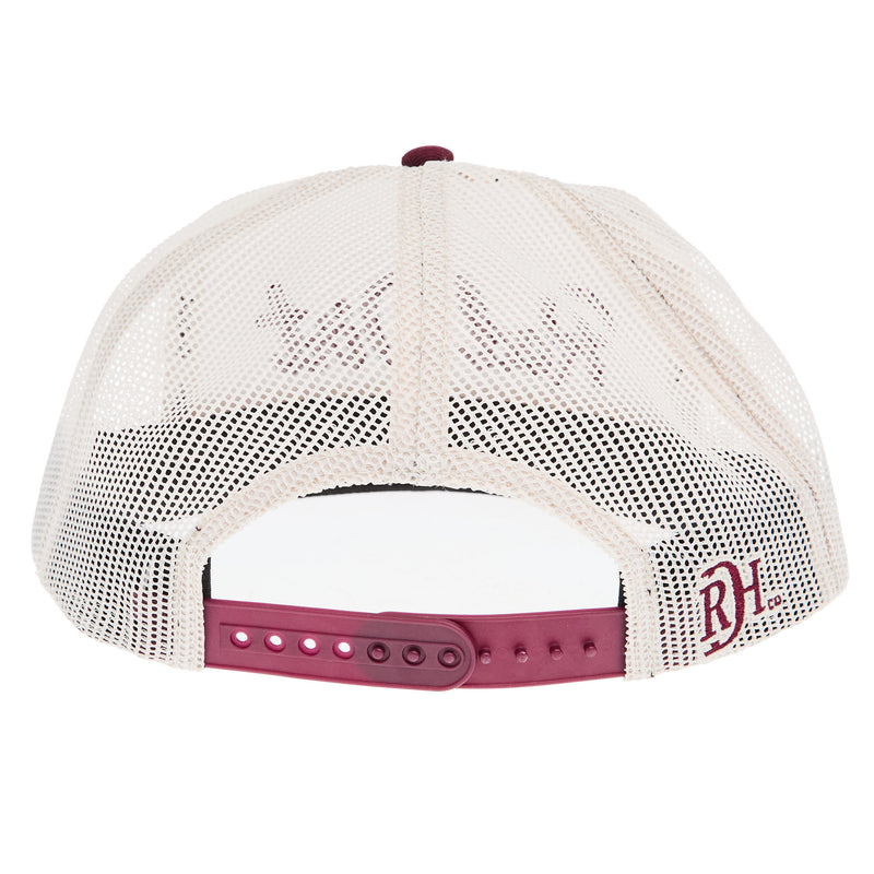 Red Dirt Hat Company Cowboy Roy Maroon Khaki Cap