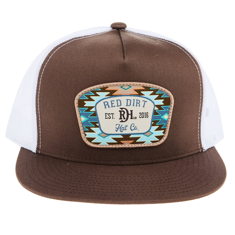 Red Dirt Hat Company Brown White Aztec Jango Cap