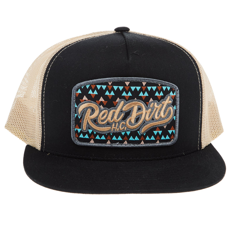 Red Dirt Hat Company Gambler Black Khaki Cap