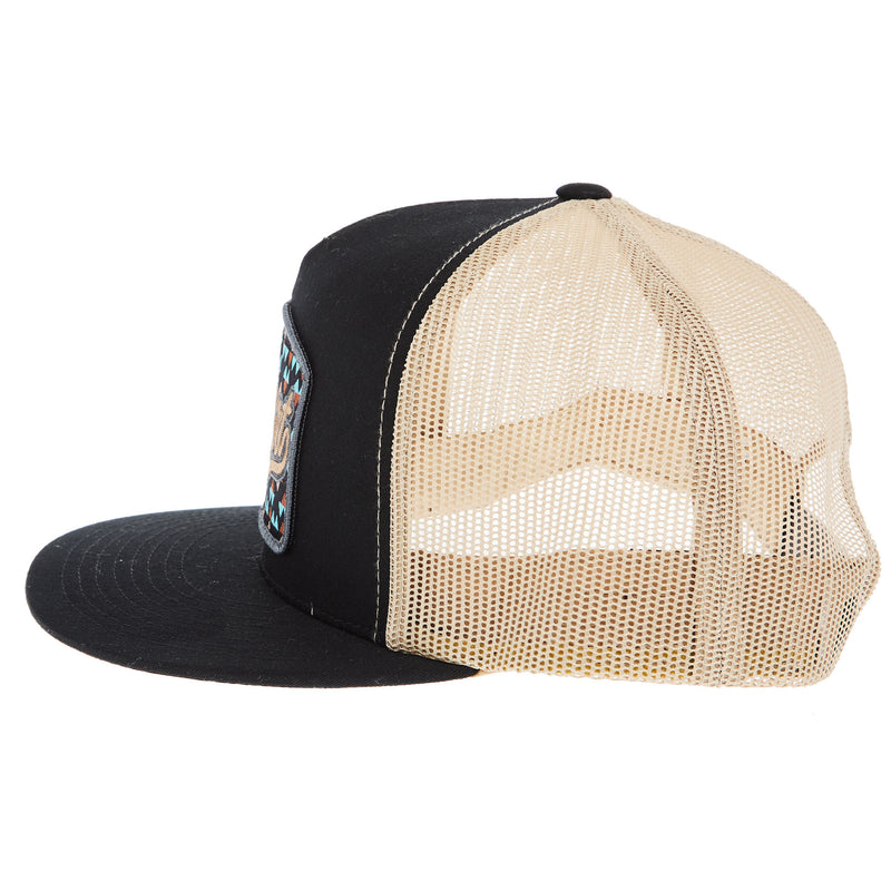 Red Dirt Hat Company Gambler Black Khaki Cap