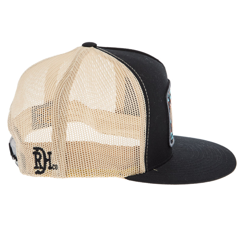 Red Dirt Hat Company Gambler Black Khaki Cap