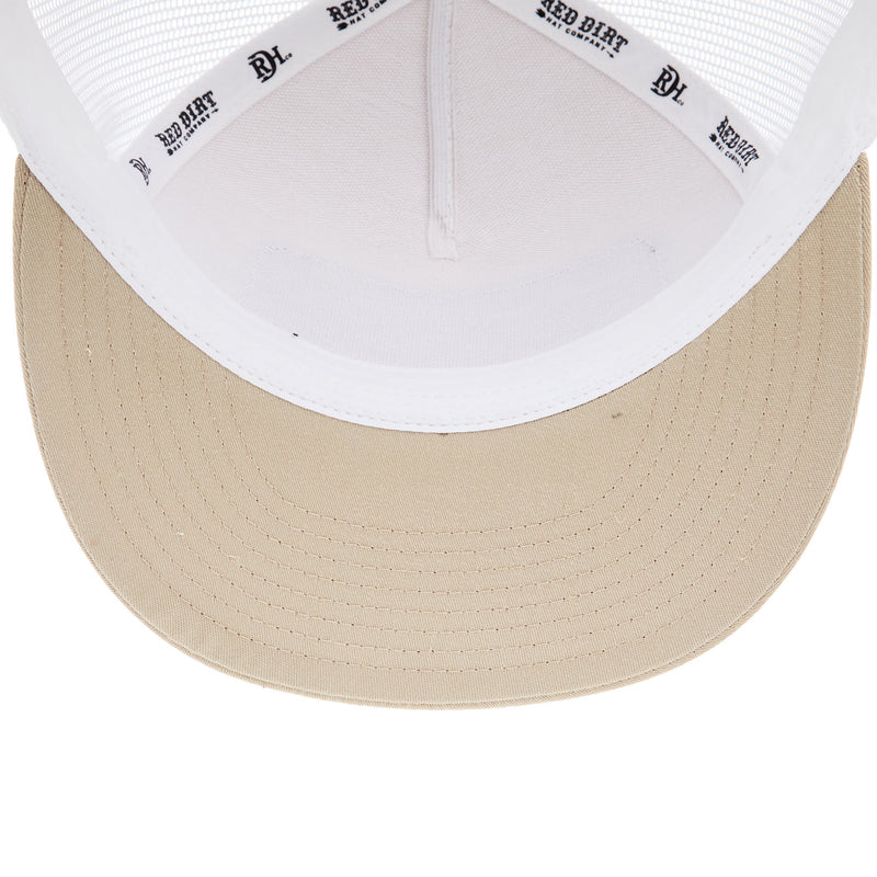 Red Dirt Hat Company Khaki White The Lifestyle Cap