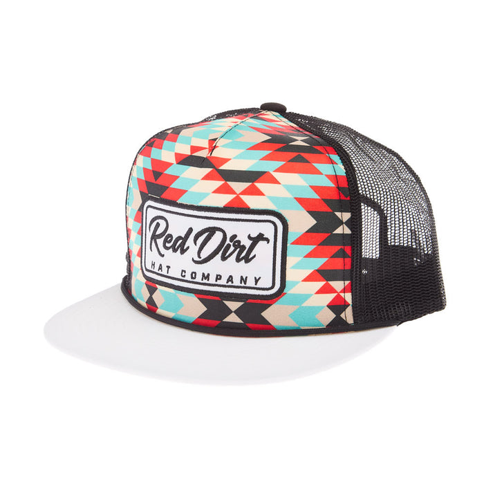 Red Dirt Hat Company Fandango White/Geo/Black Cap