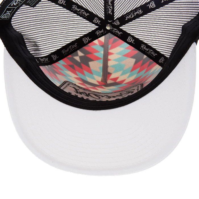 Red Dirt Hat Company Fandango White/Geo/Black Cap