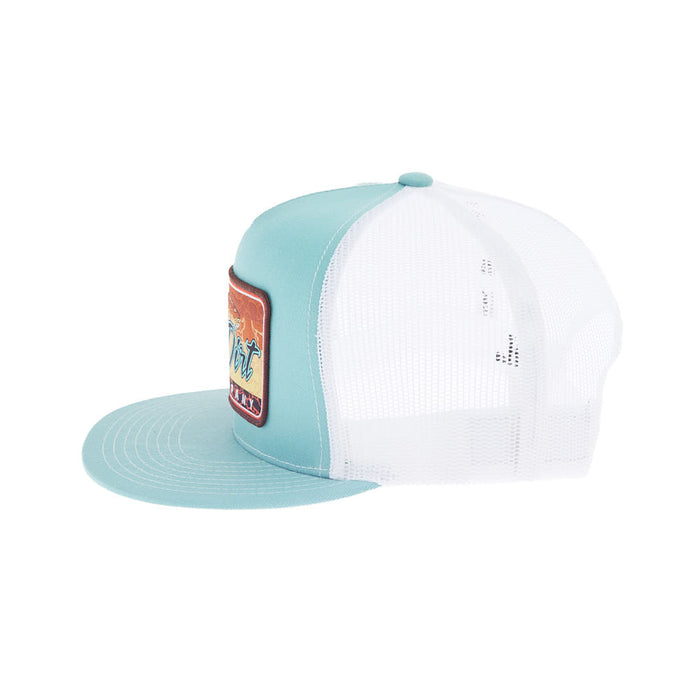 Red Dirt Hat Company Fish Turq/White Cap