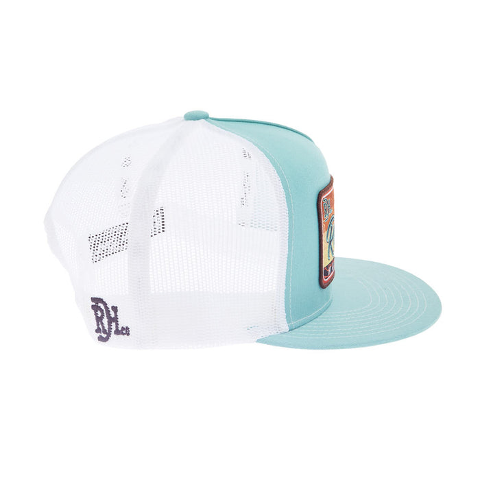 Red Dirt Hat Company Fish Turq/White Cap