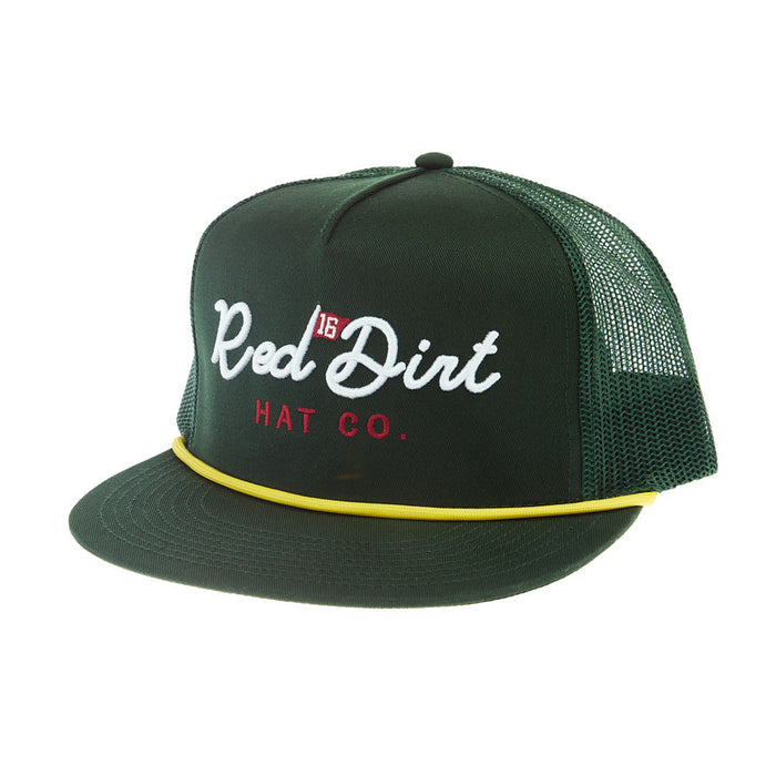 Red Dirt Hat Company Hole In One Green Cap