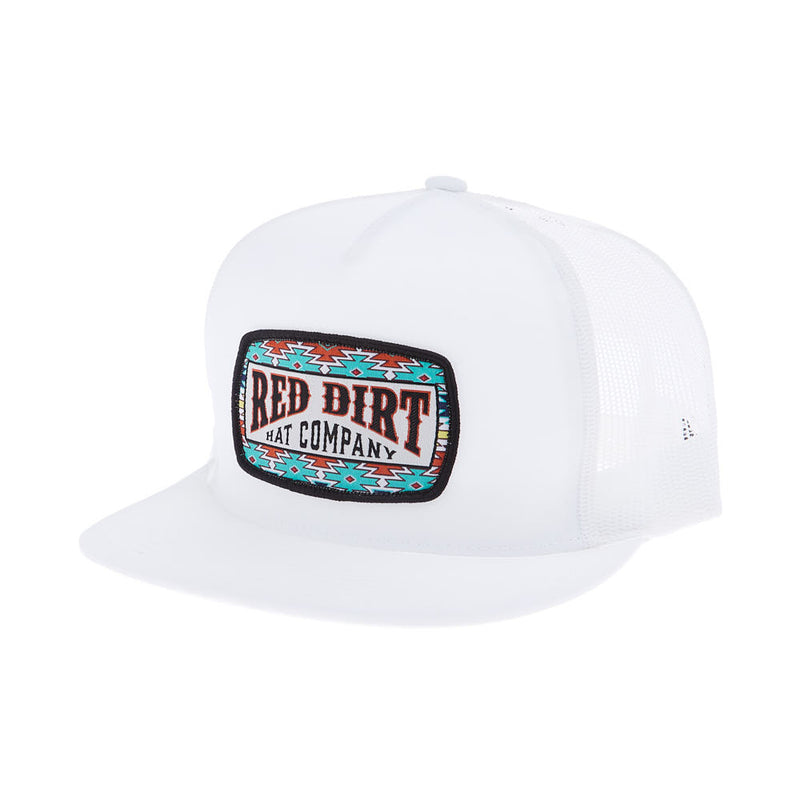 Red Dirt Hat Company Boss Hog White Cap