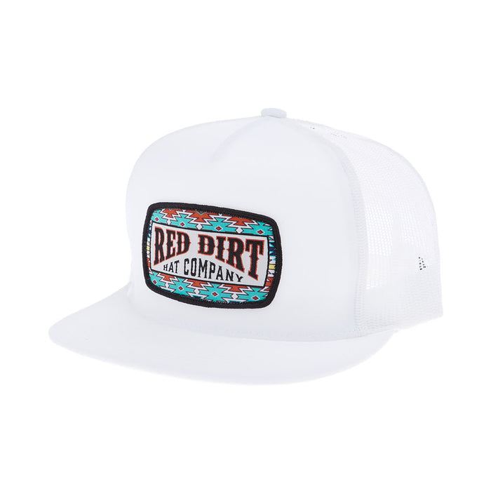 Red Dirt Hat Company Boss Hog White Cap