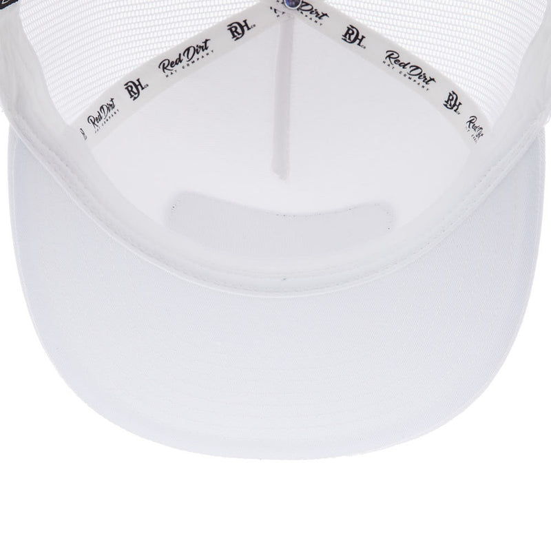Red Dirt Hat Company Boss Hog White Cap
