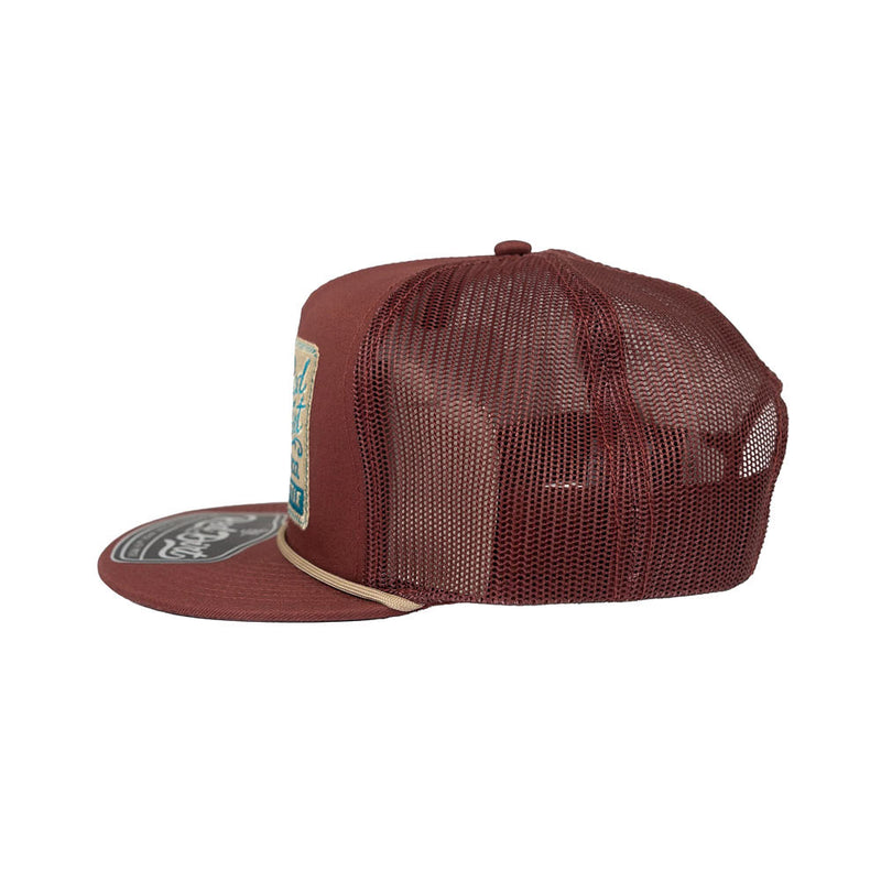 Red Dirt Hat Company Burgundy Where's The Beef Cap