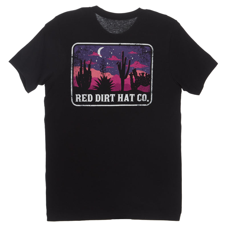 Red Dirt Hat Co. Co Black Cactus Scene Tee