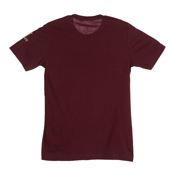 Red Dirt Hat Company Men's Cardinal Route 16 Tee Shirt