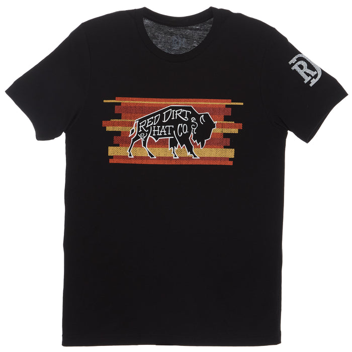 Red Dirt Hat Company Co Buddy Black Tee