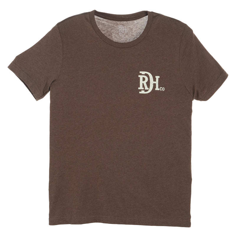 Red Dirt Hat Company Co Brown Buffalo Chip Tee