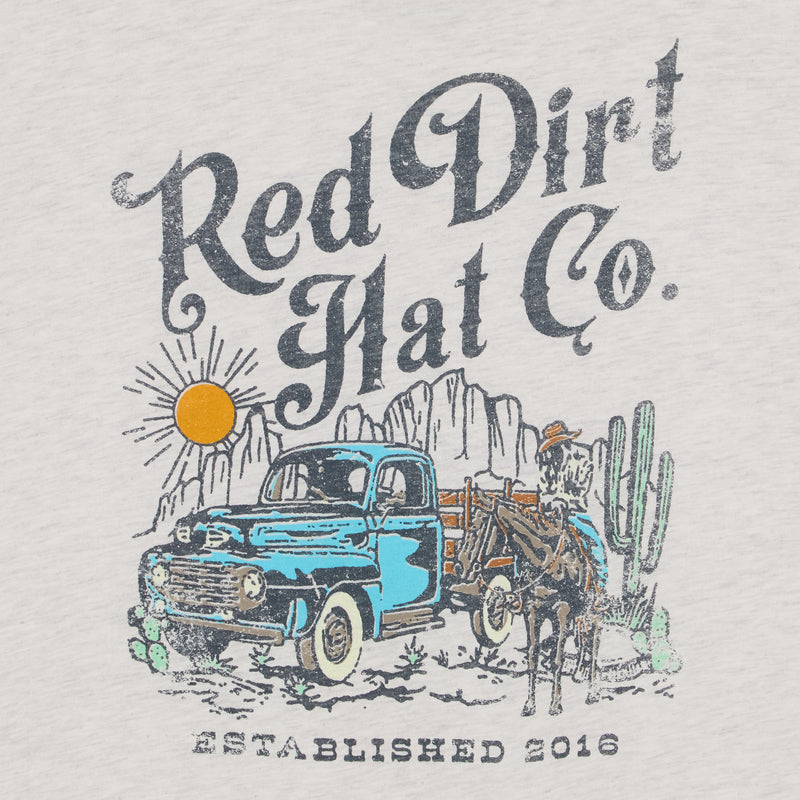 Red Dirt Hat Company Co Prism Natural Rust Bucket Tee