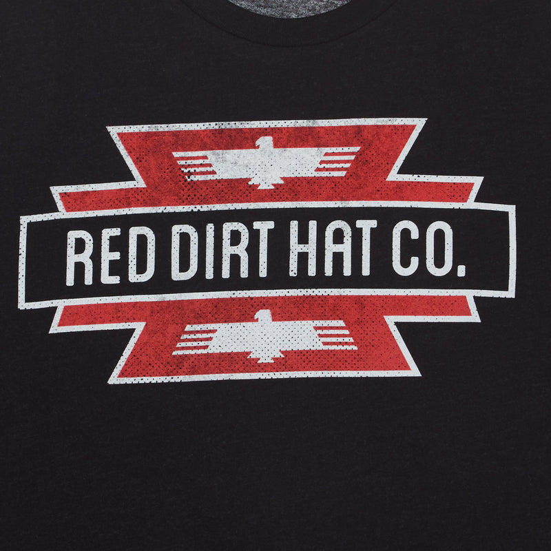 Red Dirt Hat Company Co Tater Black Tee