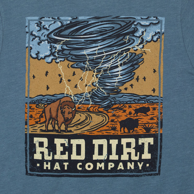 Red Dirt Hat Company Co Slate Pecos Tee