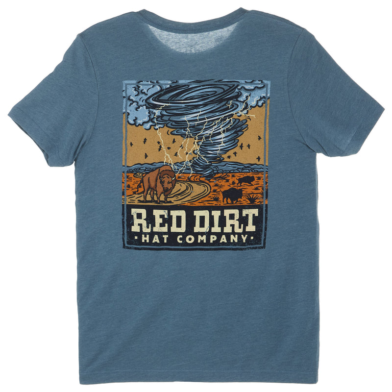 Red Dirt Hat Company Co Slate Pecos Tee