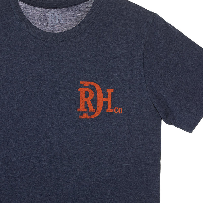 Red Dirt Hat Company Mens Mesa Navy Tee