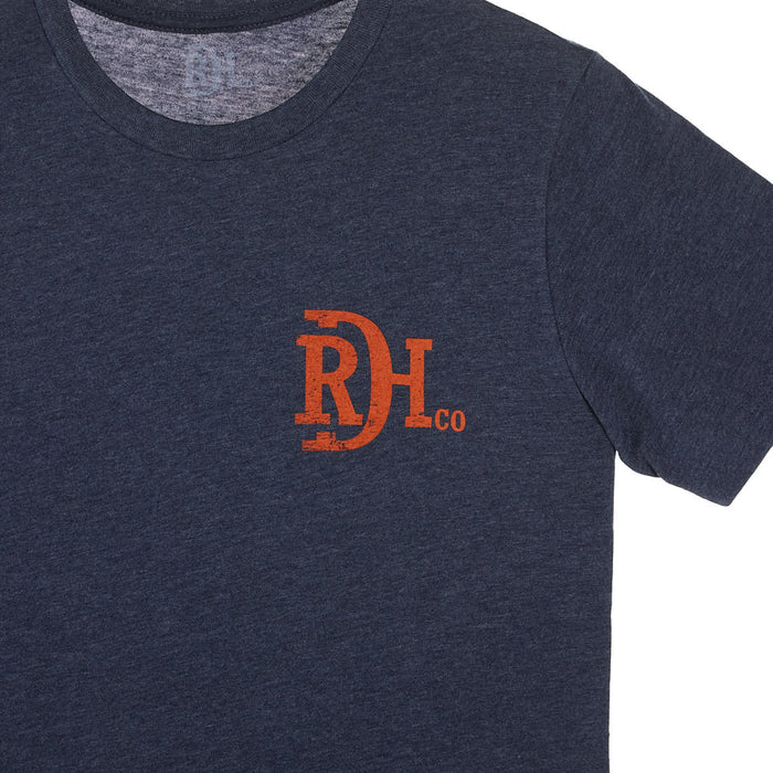 Red Dirt Hat Company Mens Mesa Navy Tee