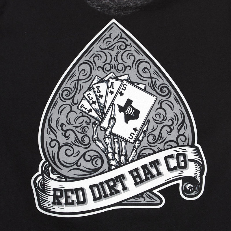 Red Dirt Hat Company Men's Black Hold Em' Tee Shirt