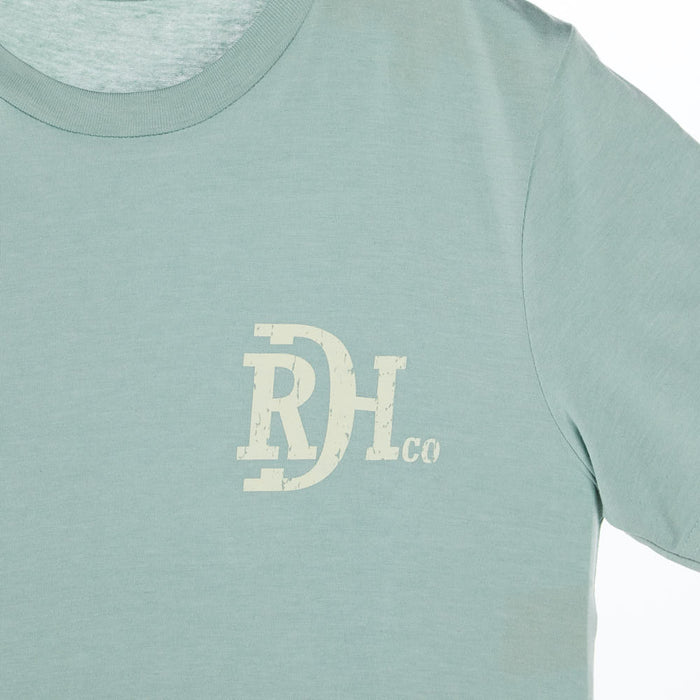 Red Dirt Hat Company Mens Dusty Blue Big Duck Energy Tee