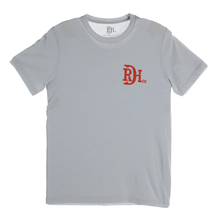 Red Dirt Hat Company Men's Jackalope Trail Silver Tee