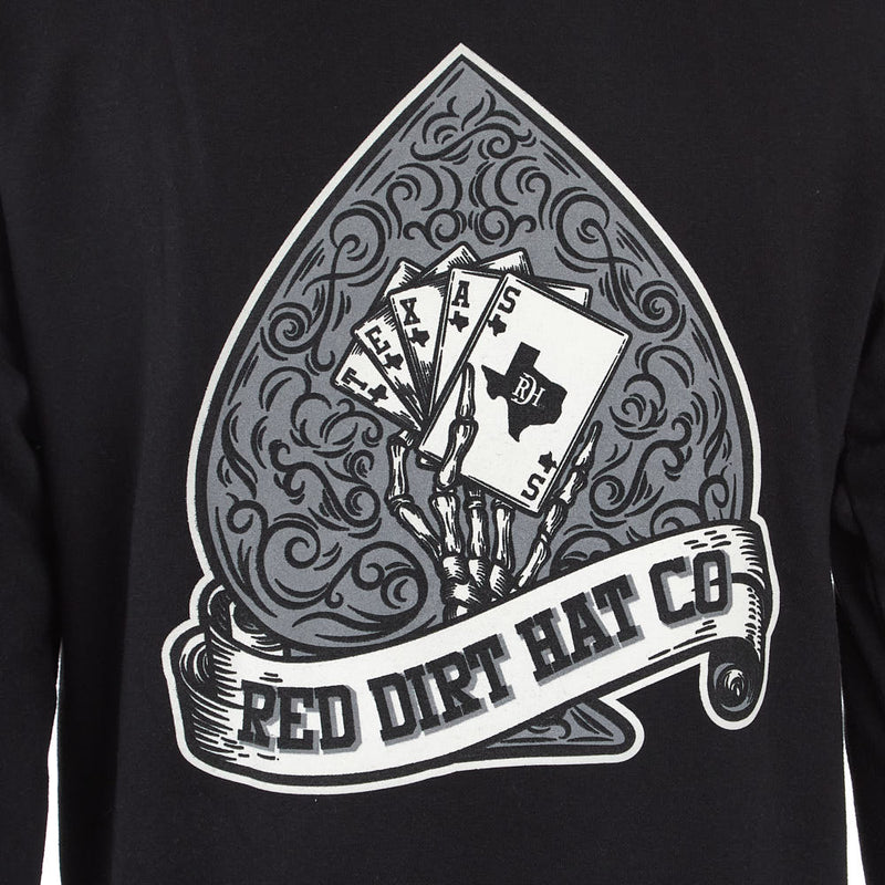 Red Dirt Hat Company Men's Black Hold 'Em Hoodie