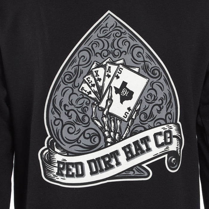Red Dirt Hat Company Men's Black Hold 'Em Hoodie